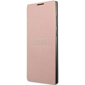 Hurtownia GSM - Etui Guess GUBKS22LPSASBPI Samsung Galaxy S22 Ultra růžový/pink book Saffiano Stripes - GUE1604PNK - {ean13} - Hurt