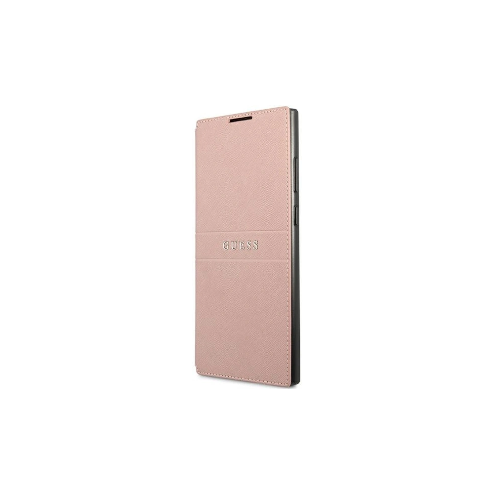 Hurtownia GSM - Etui Guess GUBKS22LPSASBPI Samsung Galaxy S22 Ultra růžový/pink book Saffiano Stripes - GUE1604PNK - {ean13} - Hurt