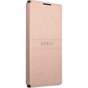 Hurtownia GSM - Etui Guess GUBKS22LPSASBPI Samsung Galaxy S22 Ultra růžový/pink book Saffiano Stripes - GUE1604PNK - {ean13} - Hurt