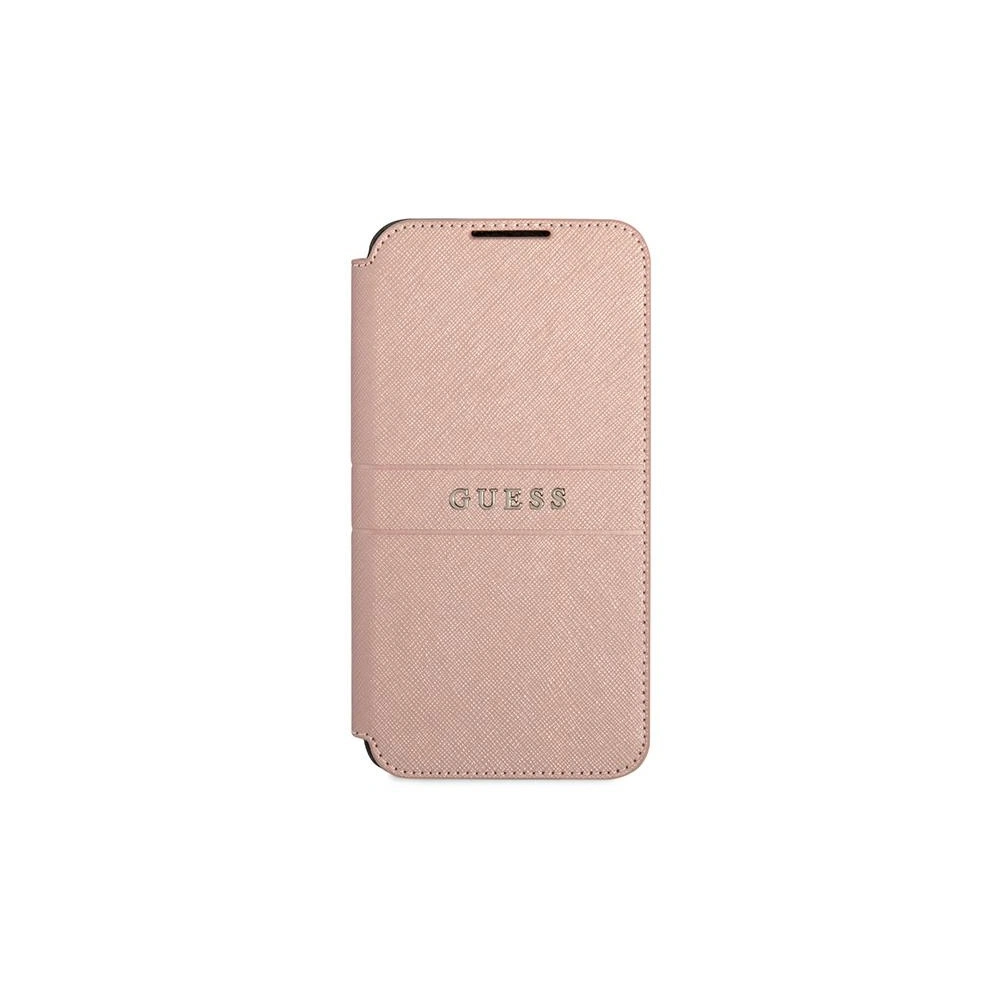 Hurtownia GSM - Etui Guess GUBKS22MPSASBPI Samsung Galaxy S22+ Plus różowy/pink book Saffiano Stripes - GUE1605PNK - {ean13} - Hurt
