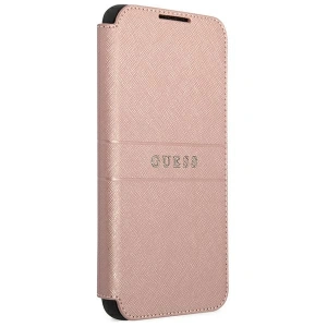 Hurtownia GSM - Etui Guess GUBKS22MPSASBPI Samsung Galaxy S22+ Plus różowy/pink book Saffiano Stripes - GUE1605PNK - {ean13} - Hurt