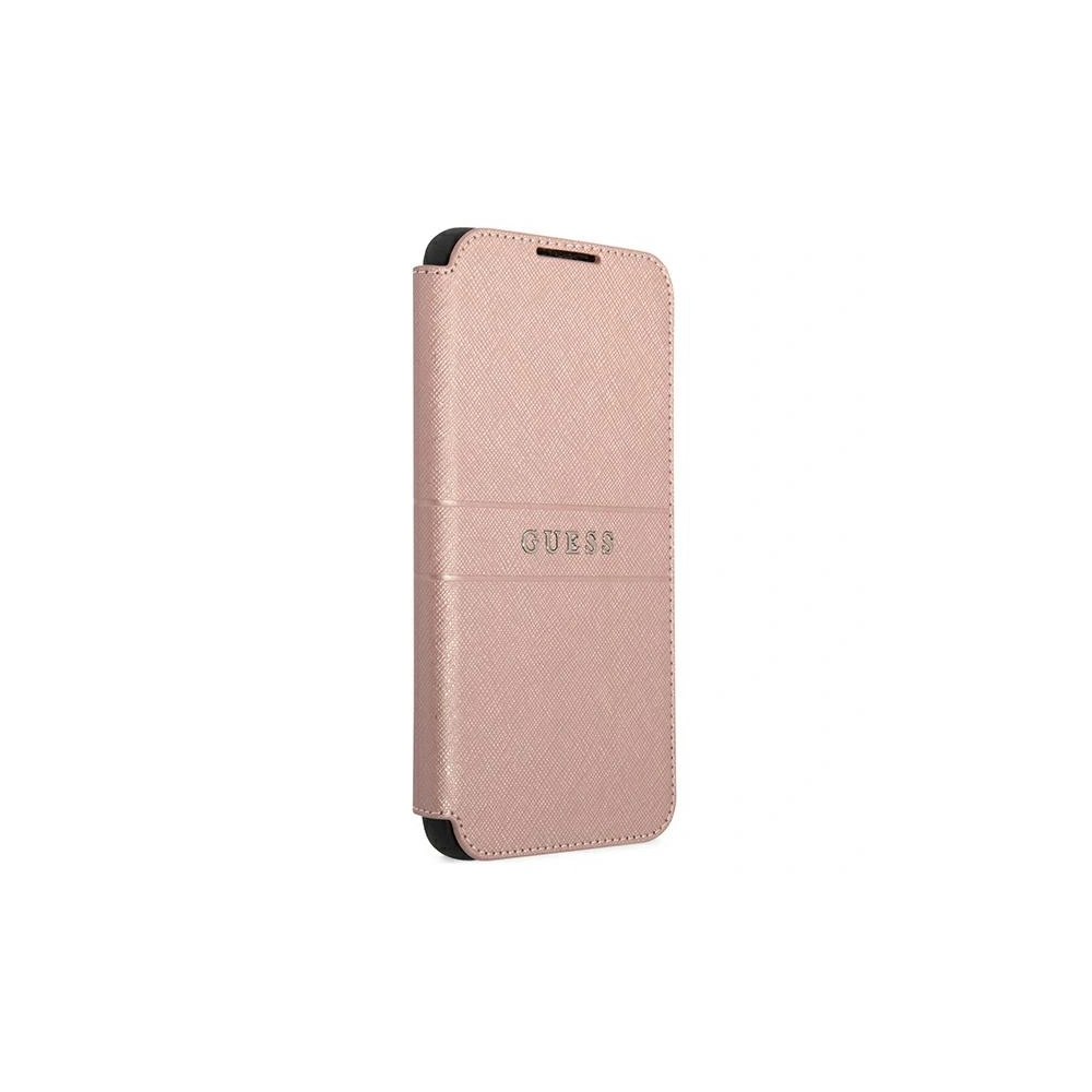 Hurtownia GSM - Etui Guess GUBKS22MPSASBPI Samsung Galaxy S22+ Plus różowy/pink book Saffiano Stripes - GUE1605PNK - {ean13} - Hurt