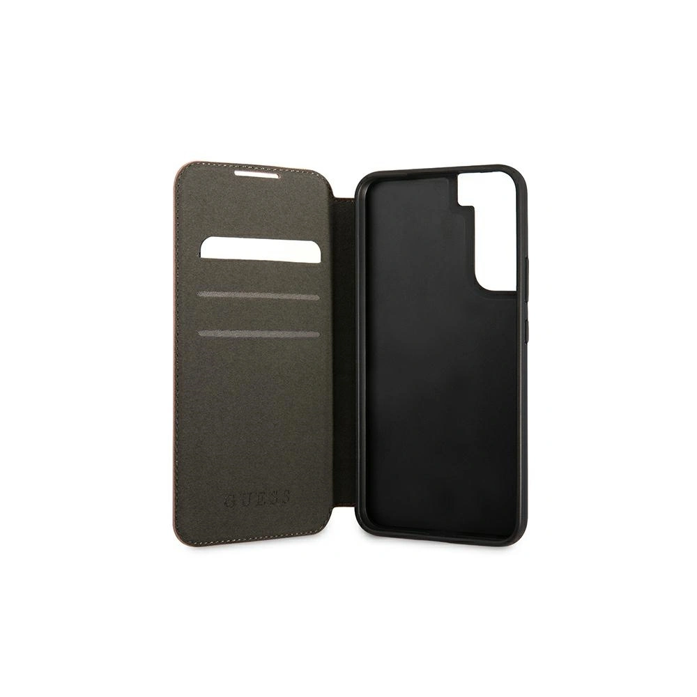 Wholesale Guess GUBKS22MPSASBPI Samsung Galaxy S22+ Plus pink book Saffiano Stripes - GUE1605PNK - {ean13} - Hurt
