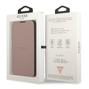 Hurtownia GSM - Etui Guess GUBKS22MPSASBPI Samsung Galaxy S22+ Plus różowy/pink book Saffiano Stripes - GUE1605PNK - {ean13} - Hurt