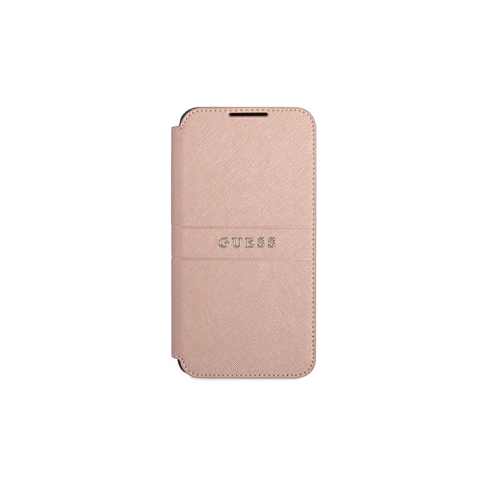 Hurtownia GSM - Etui Guess GUBKS22SPSASBPI Samsung Galaxy S22 różowy/pink book Saffiano Stripes - GUE1606PNK - {ean13} - Hurt
