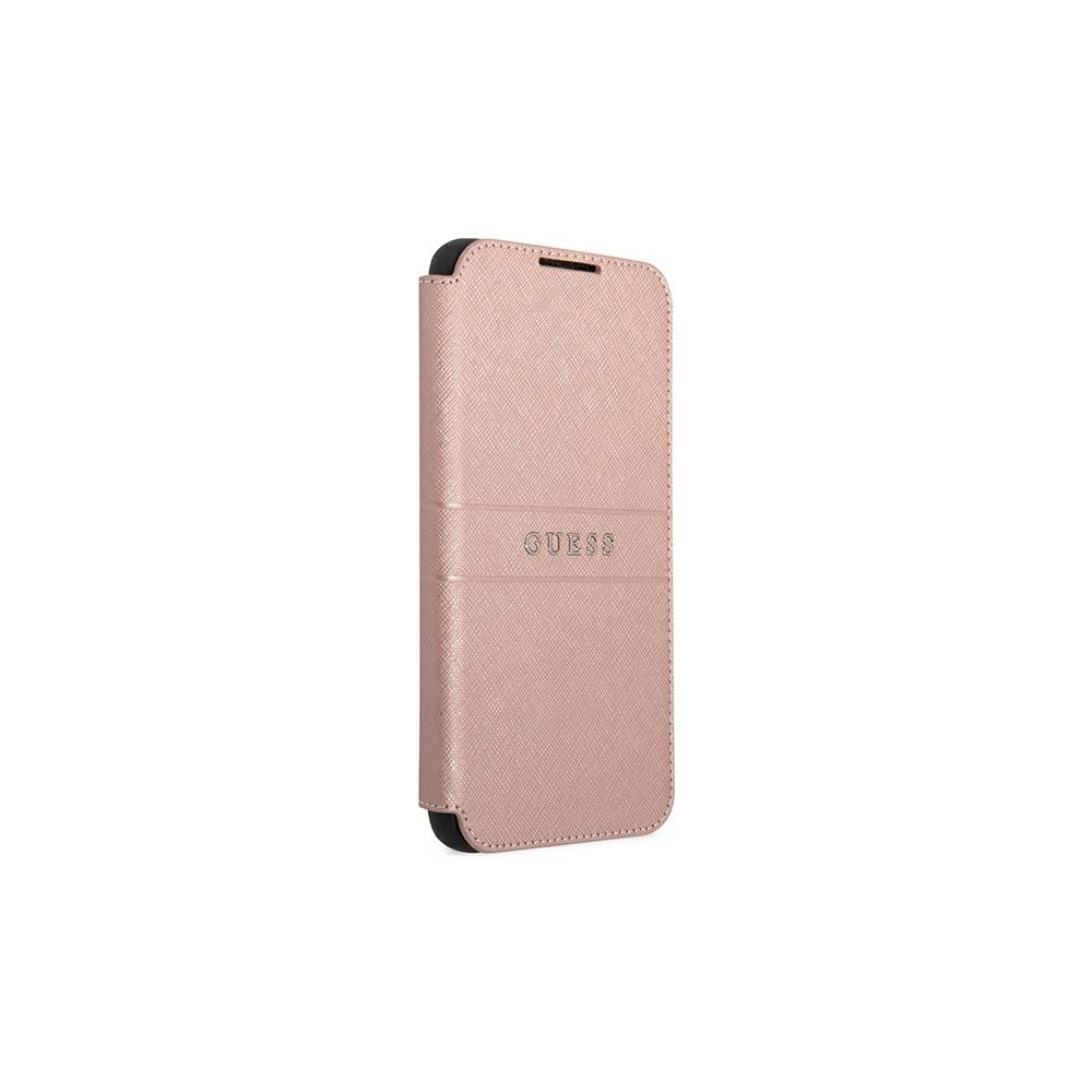 Hurtownia GSM - Etui Guess GUBKS22SPSASBPI Samsung Galaxy S22 różowy/pink book Saffiano Stripes - GUE1606PNK - {ean13} - Hurt