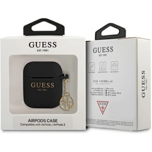 Hurtownia GSM - Etui Guess GUA2LSC4EK Apple AirPods černý/black Silicone Charm 4G Collection - GUE1607BLK - {ean13} - Hurt