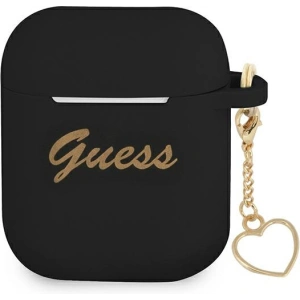Hurtownia GSM - Etui Guess GUA2LSCHSK Apple AirPods černý/black Silicone Charm Heart Collection - GUE1610BLK - {ean13} - Hurt