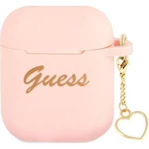Hurtownia GSM - Etui Guess GUA2LSCHSP Apple AirPods růžový/pink silikonové kouzlo kolekce srdce - GUE1611PNK - {ean13} - Hurt