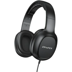 Hurtownia GSM - AWEI sluchátka na uši GM-6 jack 3,5mm černá/black - AWEI092BLK - {ean13} - Hurt