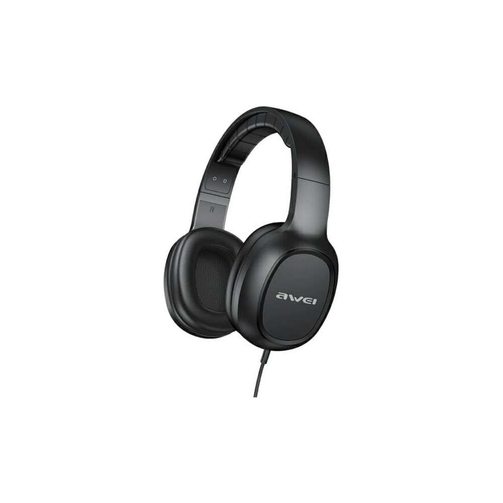 Hurtownia GSM - AWEI sluchátka na uši GM-6 jack 3,5mm černá/black - AWEI092BLK - {ean13} - Hurt