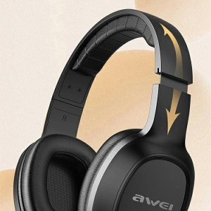 Hurtownia GSM - AWEI sluchátka na uši GM-6 jack 3,5mm černá/black - AWEI092BLK - {ean13} - Hurt