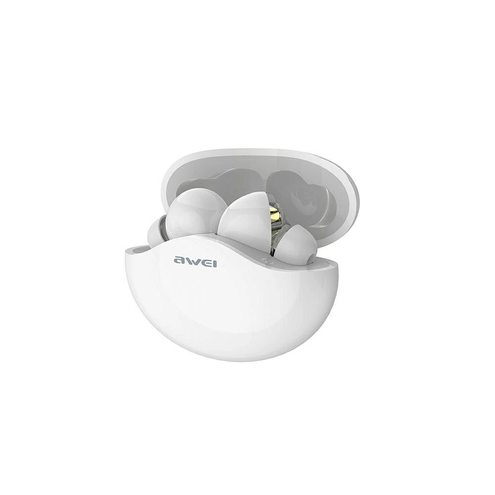 Hurtownia GSM - AWEI sportovní sluchátka Bluetooth T12 TWS bílé/bílé - AWEI093WHT - {ean13} - Hurt