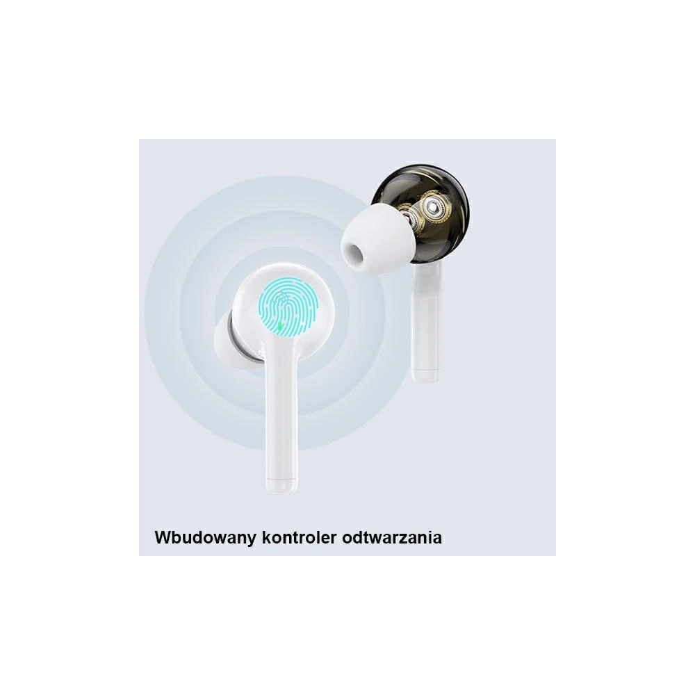 Hurtownia GSM - AWEI sportovní sluchátka Bluetooth T12 TWS bílé/bílé - AWEI093WHT - {ean13} - Hurt