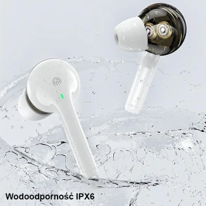 AWEI sportovní sluchátka Bluetooth T12 TWS bílé/bílé