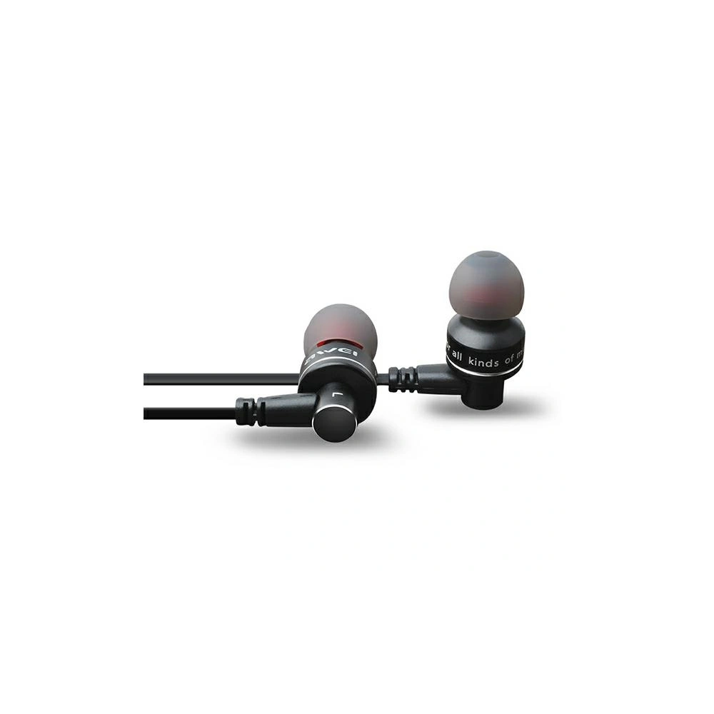 Hurtownia GSM - AWEI sluchátka stereo ES-10TY 3,5mm jack černá/black - AWEI094BLK - {ean13} - Hurt