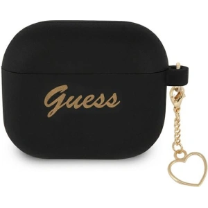 Hurtownia GSM - Etui Guess GUA3LSCHSK Apple AirPods 3 czarny/black Silicone Charm Heart Collection - GUE1612BLK - {ean13} - Hurt