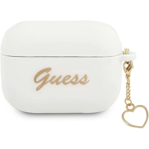 Hurtownia GSM - Etui Guess GUAPLSCHSH Apple AirPods Pro biały/white Silicone Charm Heart Collection - GUE1613WHT - {ean13} - Hurt