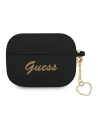 Etui Guess GUAPLSCHSK Apple AirPods Pro černý/black Silicone Charm Heart Collection