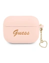 Hurtownia GSM - Etui Guess GUAPLSCHSP Apple AirPods Pro różowy/pink Silicone Charm Heart Collection - GUE1615PNK - {ean13} - Hurt
