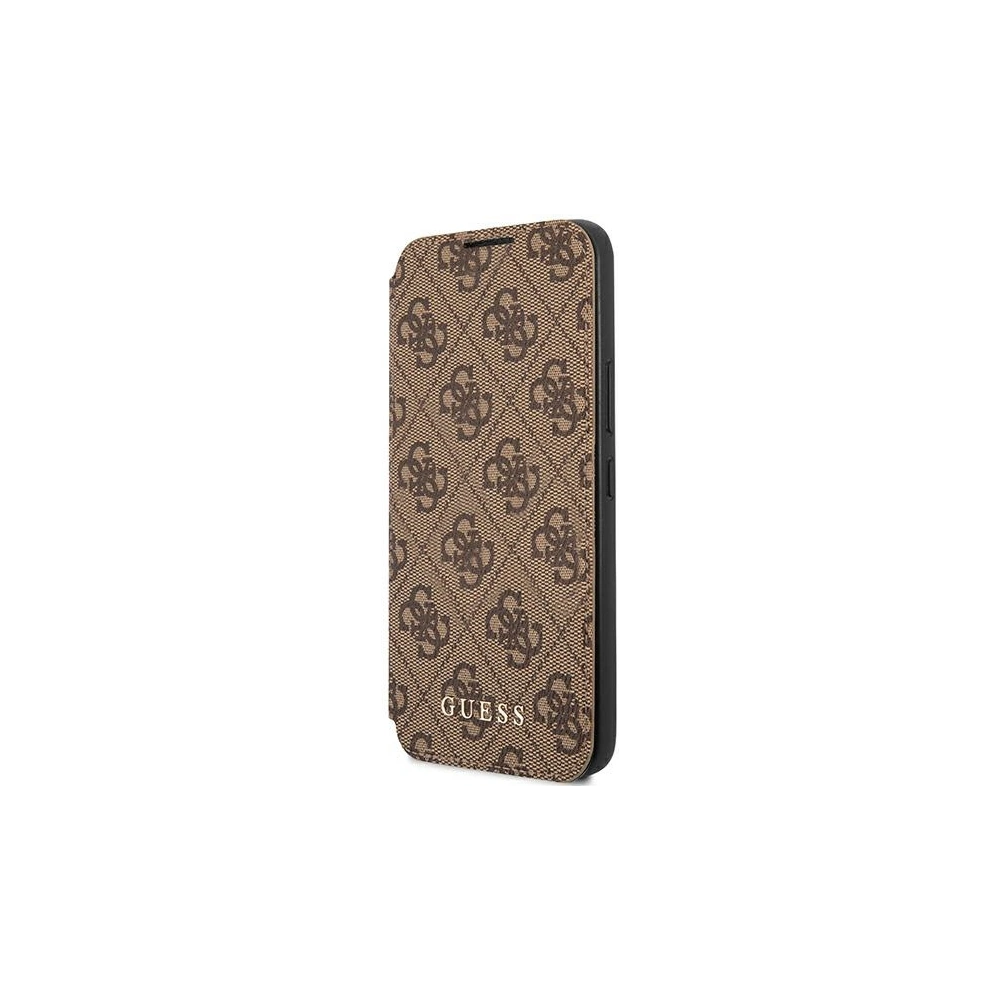 Hurtownia GSM - Etui Guess GUBKS22MG4GFBR Samsung Galaxy S22+ Plus brązowy/brown book 4G Metal Gold Logo - GUE1618BR - {ean13} - Hurt