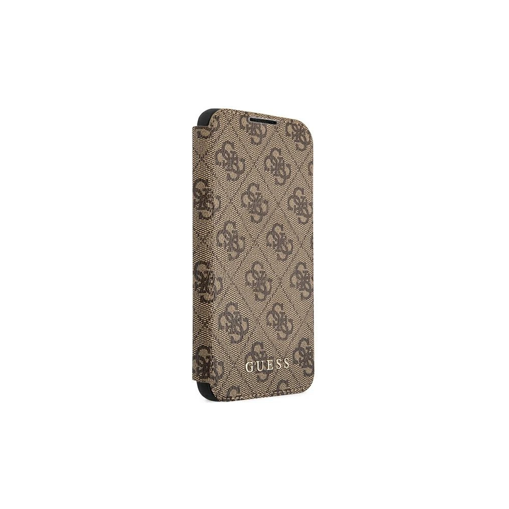 Hurtownia GSM - Etui Guess GUBKS22MG4GFBR Samsung Galaxy S22+ Plus brązowy/brown book 4G Metal Gold Logo - GUE1618BR - {ean13} - Hurt