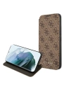 Hurtownia GSM - Etui Guess GUBKS22MG4GFBR Samsung Galaxy S22+ Plus brązowy/brown book 4G Metal Gold Logo - GUE1618BR - {ean13} - Hurt