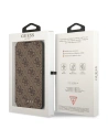 Hurtownia GSM - Etui Guess GUBKS22MG4GFBR Samsung Galaxy S22+ Plus brązowy/brown book 4G Metal Gold Logo - GUE1618BR - {ean13} - Hurt