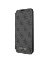 homescreen.pl - Etui Guess GUBKS22MG4GFGR Samsung Galaxy S22+ Plus szary/grey book 4G Metal Gold Logo