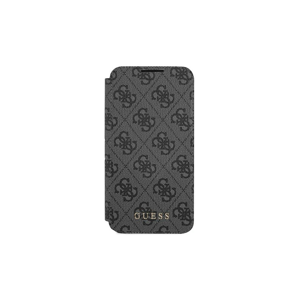 Hurtownia GSM - Case Guess GUBKS22MG4GFGR Samsung Galaxy S22+ Plus grau/grey Buch 4G Metall Gold Logo - GUE1619GRY - {ean13} - Hurt