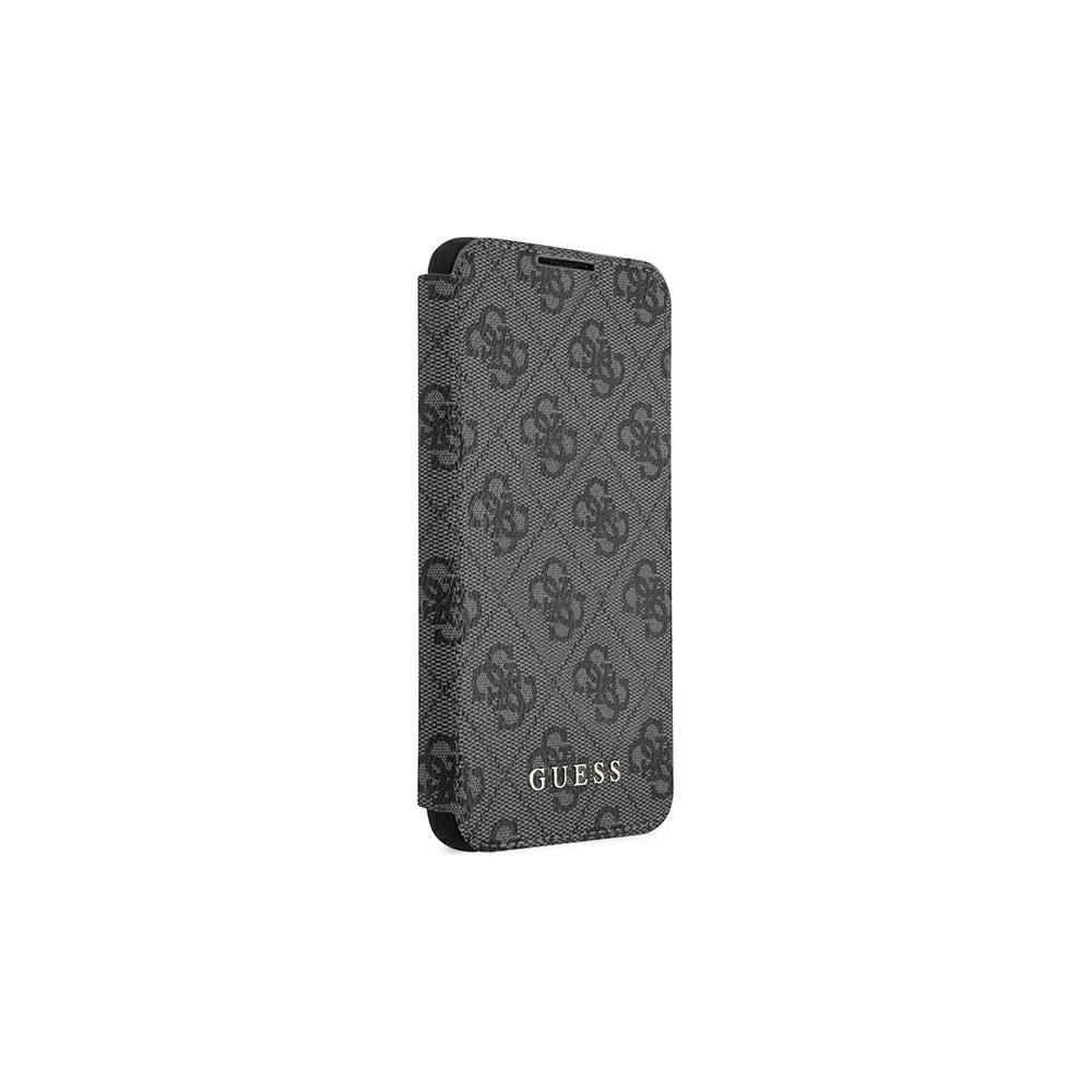 Hurtownia GSM - Case Guess GUBKS22MG4GFGR Samsung Galaxy S22+ Plus grau/grey Buch 4G Metall Gold Logo - GUE1619GRY - {ean13} - Hurt
