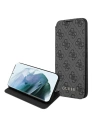 Hurtownia GSM - Case Guess GUBKS22MG4GFGR Samsung Galaxy S22+ Plus grau/grey Buch 4G Metall Gold Logo - GUE1619GRY - {ean13} - Hurt