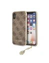 Etui Guess GUHCPXGF4GBR Apple iPhone X/XS maro/hard case 4G Charms Collection