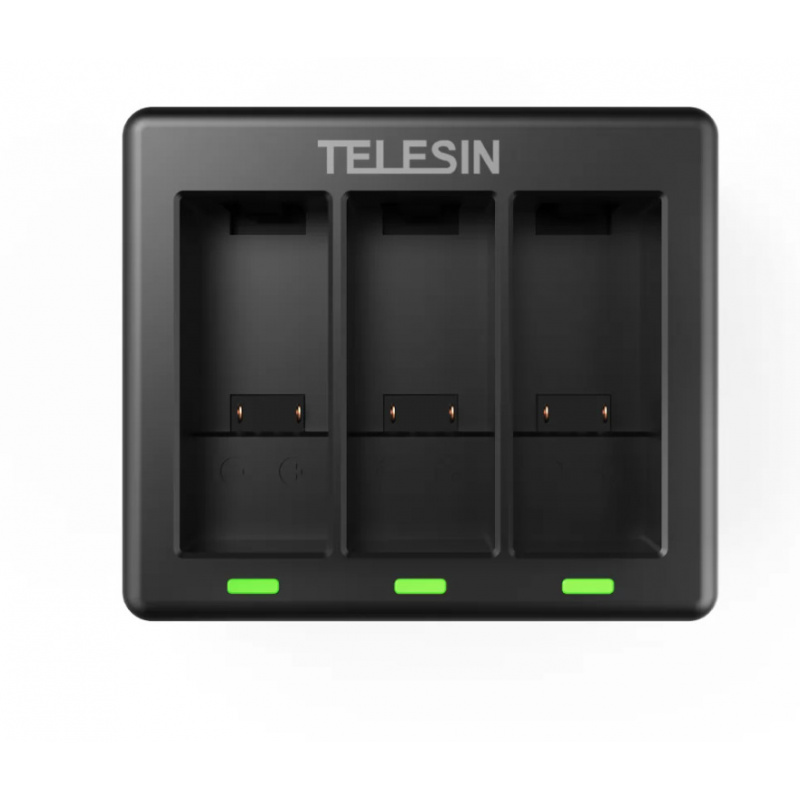 Telesin Distributor - 6972860171012 - TLS020 - Telesin 3-slot charger for GoPro Hero 9 / Hero 10 (GP-BCG-902) - B2B homescreen