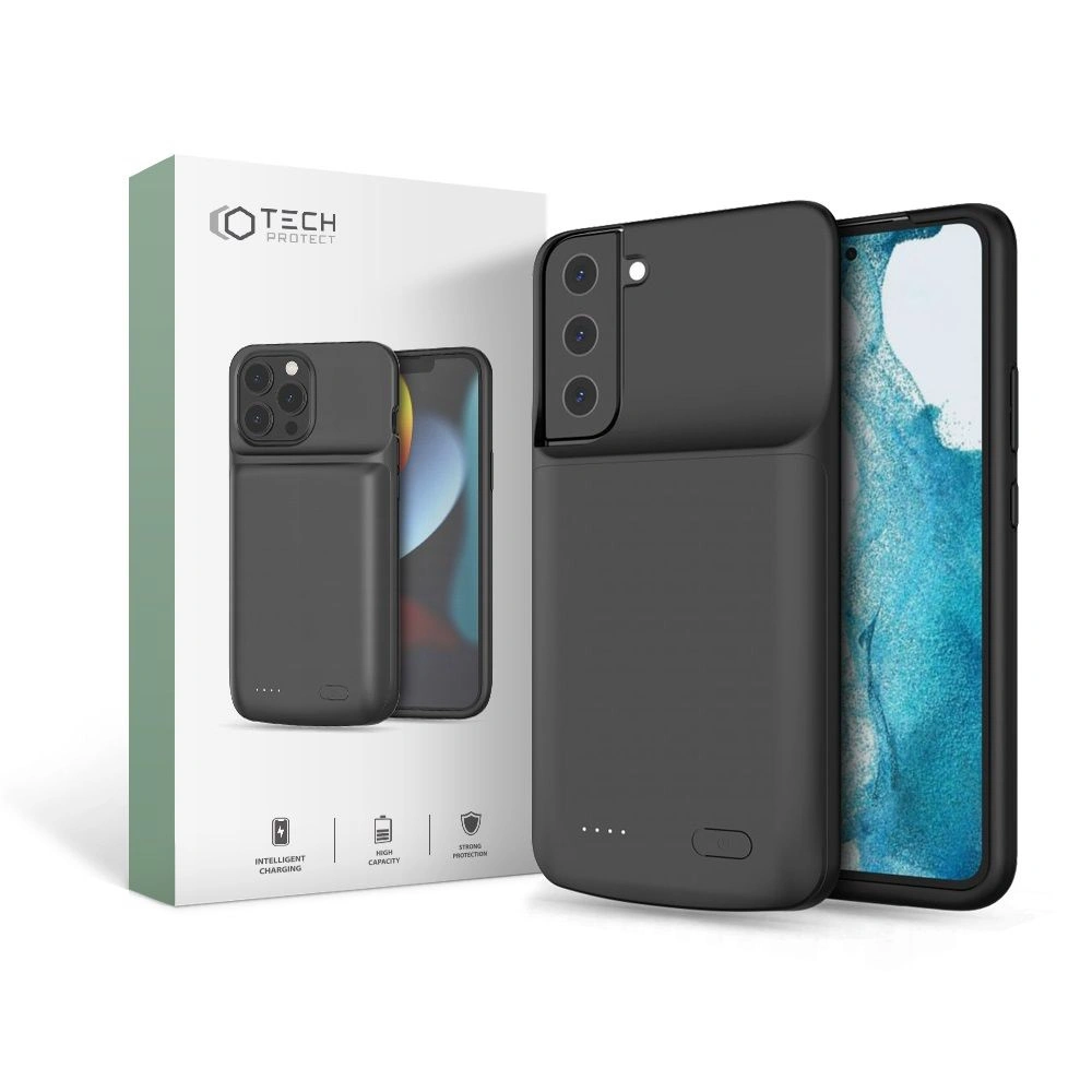 Hurtownia GSM - Etui Tech-Protect Powercase 4800mah Samsung Galaxy S22+ Plus Černá - THP850BLK - {ean13} - Hurt