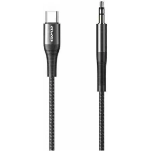 Hurtownia GSM - Adapter AWEI CL-116T USB-C/Jack 3.5 czarny/black - AWEI098BLK - {ean13} - Hurt