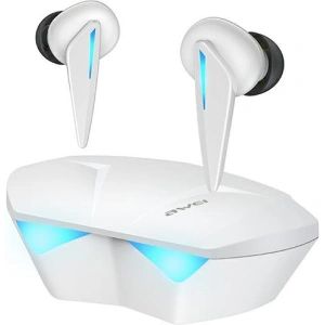 Wholesale AWEI earphones Bluetooth 5.0 T23 TWS + gaming white - AWEI101WHT - {ean13} - Hurt