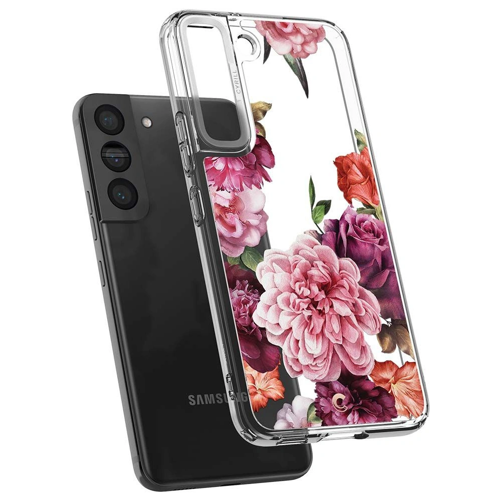 Hurtownia GSM - Etui Spigen Cyrill Cecile Samsung Galaxy S22 Růžová květinová - SPN2142RSF - {ean13} - Hurt