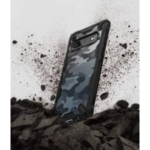 Etui Ringke Fusion-X Design Samsung Galaxy S10 Camo (Moro) Black