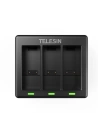 Wholesale Telesin 3-slot charger for GoPro Hero 9 / Hero 10 + 2 batteries (GP-BTR-903) - TLS021 - {ean13} - Hurt