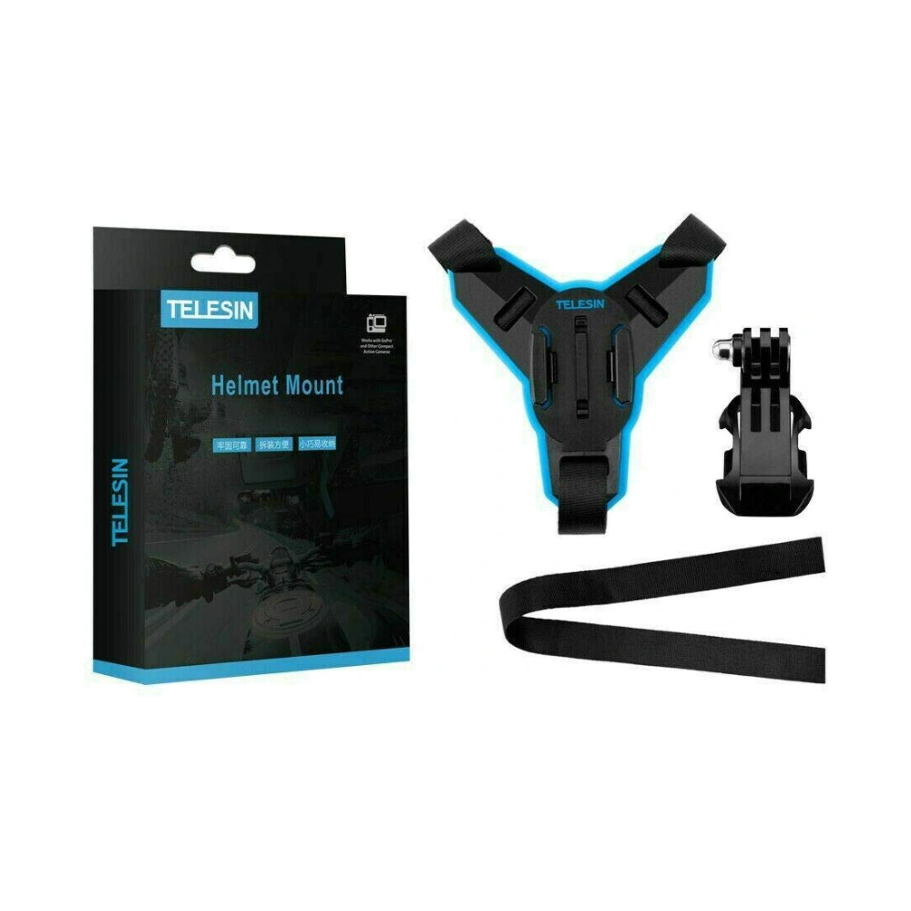 Wholesale Telesin Motorcycle Helmet Chin + J-Hook Mount for sports cameras (GP-HBM-MT7) - TLS029 - {ean13} - Hurt