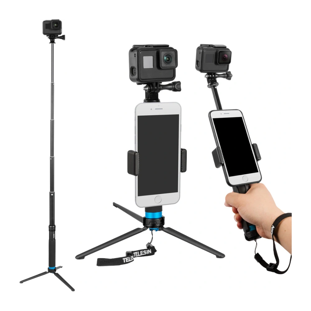 Hurtownia GSM - Selfie tyč / stativ Telesin pro sportovní kamery (GP-MNP-090-S) - TLS032 - {ean13} - Hurt