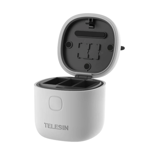 Wodoodporna ładowarka trójkanałowa Allin box Telesin dla GoPro Hero 9 / Hero 10 + 2 baterie (GP-BTR-905-GY)