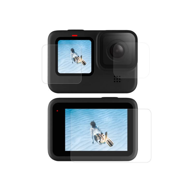 Telesin Distributor - 6972860171364 - TLS039 - Telesin Screen and lens protective foil for GoPro Hero 9 / Hero 10 (GP-FLM-902) - B2B homescreen