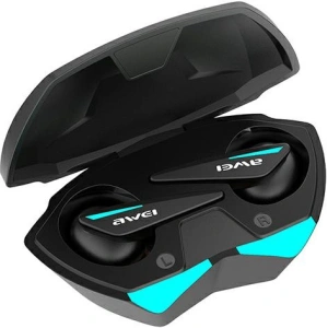 Wholesale AWEI earphones Bluetooth 5.0 T23 TWS gaming black - AWEI102BLK - {ean13} - Hurt