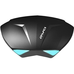 Wholesale AWEI earphones Bluetooth 5.0 T23 TWS gaming black - AWEI102BLK - {ean13} - Hurt