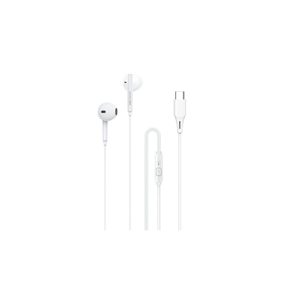 Hurtownia GSM - Sluchátka AWEI PC-1T USB-C bílé/white - AWEI104WHT - {ean13} - Hurt