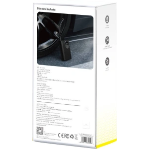 Hurtownia GSM - Mini kompresor samochodowy Baseus z akumulatorem 2500mAh (czarny) - BSU3095BLK - {ean13} - Hurt
