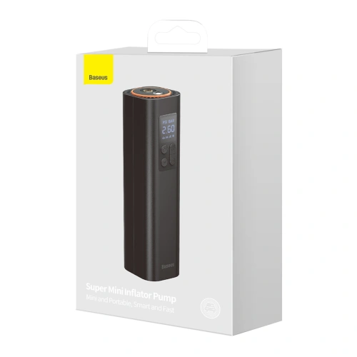 Mini kompresor samochodowy Baseus (czarny)