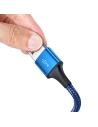 Wholesale Baseus Rapid Series 3-in-1 cable USB-C For M+L+T 1.2m Blue - BSU3098BLU - {ean13} - Hurt